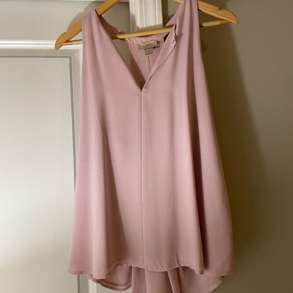 LOFT Soft Pink Blouse